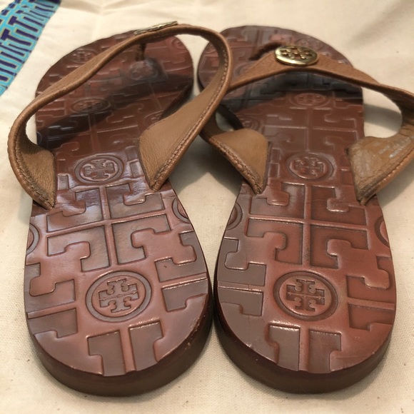 ❌SOLD❌Tory Burch Thora Sandal Royal Tan sz 6 - Picture 11 of 11